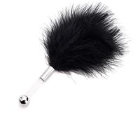 Dstymkler Multifonctionnel Noir Plume poignées Vives Plug Massage Outil Accessoires de Jeu - pour l'amour