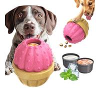 DSUMD Jouets interactifs pour chiens, dosage de friandises agressives, jouet à mâcher en nylon indestructible, chargeur de puzzle lent pour une alimentation saine, petite, moyenne et
