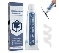 DSuoJianYng Ruban isolant liquide, colle isolante étanche, ruban d'étanchéité électrique liquide, pâte de réparation de câbles de données étanche, bonne isolation, ignifuge