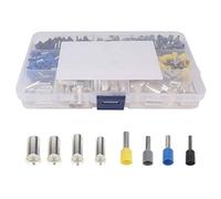DSVKGZNOG Embouts de Serti connexion AWG14 | Le kit inclut 8 types de connecteurs à sertir en cuivre adaptés à diverses applications.