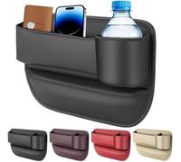 DSWERMG 2 Pièces Boîte de Rangement pour Mercedes-Benz GLC-Klasse GLC 300 X253 GLC 200 X253 GLC 2000-2024 Voiture Boîte de Rangement Portefeuille,A/Black1+black2