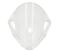 DSWILNV Pare-Brise pour Moto pour ZX-6R 2024 Pare-Brise De Course pour Moto Accessoires De Rechange pour Pare-Brise À Double Bulle Extension De Becquet De Pare-Brise À Clip