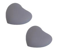 DSWZLQDXB 2 pièces Poignées D'armoire décorative Boutons Coloré Manche en caoutchouc pour chambre d'enfant Conception Forme du cœur Poignet de Placard,Tiroir,Armoires