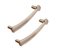 DSWZLQDXB 2 Poignées de Placard Alliage de zinc,Poignee de Meuble,Poignet Patte de chat mignonne,Boutons de garde-robe, D'armoire Porte Tirettes De Tiroir,pour Commodes (Hole distance 96mm,Grey)