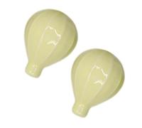 DSWZLQDXB 2pcs Poignées D'armoire en porcelaine Boutons Porte pour Enfants manche en céramique Tirage pour Tiroir,Armoires Poignet de Placard Conception de montgolfière (yellow)