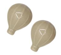 DSWZLQDXB 2pcs Poignées D'armoire en porcelaine Boutons Porte pour Enfants manche en céramique Tirage pour Tiroir,Armoires Poignet de Placard Conception de montgolfière (brown)