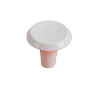 DSWZLQDXB Boutons en cuivre massif Blanc Poignées de porte de placard cachés poignées de meuble en Laiton Tirettes pour tiroirs,armoires,commodes (Single hole 5)