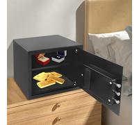 DSYOGX Coffre-fort 35 l ignifuge, coffre-fort numérique, 38 x 30 x 30 cm, coffre-fort pour la maison, la chambre à coucher, le bureau, l'entrepôt, 38 x 30 x 30 cm