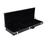 DSYOGX Étui rigide pour guitare électrique - Noir - Rectangulaire - Étui rigide avec clé - Pour la plupart des guitares électriques telles que ST-Klasse, Tele, Fender et Ebenezer, Noir , Moderne