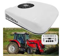 DSYYNAY Climatiseur de toit 12 V/24 V pour tracteurs, camions, camping-cars, bus - Solution de refroidissement pour pelleteuses, véhicules agricoles et plus (12 V)