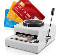 DSYYNAY Machine d'estampage manuelle de 72 caractères, imprimante de codes et gaufrage pour cartes personnalisées en PVC, machine d'estampage et de codage manuelle