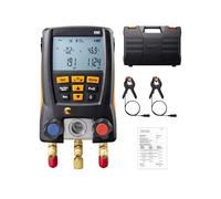DSYYNAY Manomètre de pression Testo 550 pour refroidissement - Ensemble de manomètres avec sonde de puissance et 2 sondes de serrage