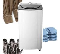DSYYNAY Sèche-linge rotatif de 10 kg, essoreuse qui économise l'énergie et l'énergie, stérilisation avec lumière bleue + cylindre intérieur en acier inoxydable + moteur de qualité, A