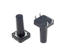 DSZUJTYROP 20PCS 12X12x21mm 4PIN Dip TACT Push Button Switch Key Power Tactile switches 12x12x21 12 * 12 * 21MM Light Touch