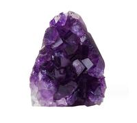 DSZUJTYROP Amethyst Stones Irrgular Crystal Cluster Geode Gemstone Home Decoration,150-200g