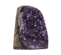 DSZUJTYROP Polished Raw Amethyst Crystal Cluster Stones Quartz Purple Geode Home Decoration Gifts Balancing,600~700g