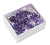 DSZUJTYROP Premium Amethyst Clusters Set Raw Purple Rock Crystal Geode Spiritual Stones Witchcraft Gemstone