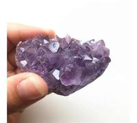 DSZUJTYROP Stone 60-80g Amethyst Geode Cluster Quartz Crystal Hand Carved Heart(Size:10pcs)