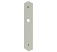 DT 2000 150110 Plaque simple porcelaine Blanc sans trou