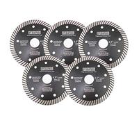 DT-DIATOOL Disque à Tronçonner Diamante 5 Pièces 115 mm x 22,23 mm Super Mince Lame de Scie pour Porcelaine Tuile Marbre Céramique Granit