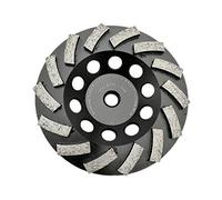 DT-DIATOOL Disque boisseau diamant 125 mm x M14 soudé Turbo pour béton, brique, pierre, granit, marbre