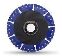 DT-DIATOOL Disque Diamant 125 x 22,23 mm Lame de Scie tout usage pour Béton Armé Métal Alu Fer PVC Tous les Matériaux Durs