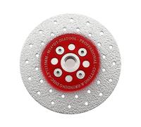 DT-DIATOOL Disque Diamanté à Tronçonner et à Meuler 115 mm x M14 Lame de Scie Brasé Sous Vide pour Granit Béton Marbre Pierre