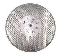DT-DIATOOL Disque Diamanté à Tronçonner et à Meuler 2 Pièces 230 mm x M14 Double Face Électroplaqué pour Pierre Marbre Carreaux Granit