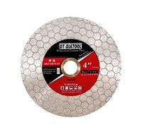 DT-DIATOOL Disque diamanté pour carrelage 105mm - double face pour porcelaine céramique marbre granit pierre artificielle quartz lame de scie diamantée avec motif hexagonal