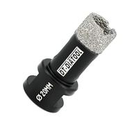 DT-DIATOOL Foret Diamant 20mm Scie Cloche pour Forage à Sec Carrelage Porcelaine Marbre Céramique Granit