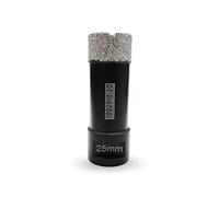 DT-DIATOOL Foret Diamant 25mm Scie Cloche pour Forage à Sec Carrelage Porcelaine Marbre Céramique Granit Longueur 75mm