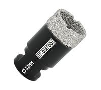 DT-DIATOOL Foret Diamant 32mm Scie Cloche pour Forage à Sec Carrelage Porcelaine Marbre Céramique Granit