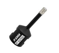 DT-DIATOOL Foret Diamant 6mm Scie Cloche pour Forage à Sec Carrelage Porcelaine Marbre Céramique Granit