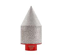 DT-DIATOOL Foret diamant chanfreiné pour biseauter et agrandir les trous existants de porcelaine, carreaux de céramique, granit, marbre pierre, diamètre 2-35 mm, filetage M14