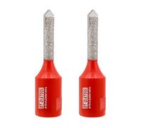 DT-DIATOOL Fraise à mortier diamantée - 8mm*42mm *2 avec filetage M14 Tête en carbure de tungstène pour l'enlèvement de mortier de joint de maçonnerie, pierre, béton
