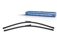 DT Spare Parts Balai d'essuie-glace Kit de Lame d'essuie-glace Avant | Version: Sans Cadre | Longueur 1: 650mm | Longueur 2: 600mm 4.66189 Compatible avec VW Golf VII 3/5 portes 5G1, BQ1, BE1, BE2