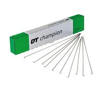 DT Swiss Cope Champion M 2x284mm Mixte, Argent, 2.0mm, with Nipples, 284mm