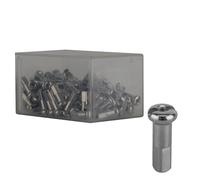 DT Swiss Écrou De Rayons En Laiton 2,0 X 14Mm Argent Boîte De 100