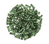 DT Swiss Écrous en Aluminium 2,0 mm - 100 pièces vert 12 mm