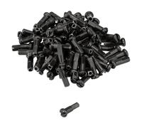 DT Swiss Écrous en Laiton Pro Lock® 1,8 mm / 2,0 mm - 100 pièces noir 14 mm / 2.0 mm Durchmesser