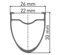 Dt Swiss Jante De Vélo De Route E 550 700c 30 Db Vi Disc Tubeless