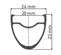 Dt Swiss Jante De Vélo De Route R 470 700 23 Db Vi Disc Tubeless