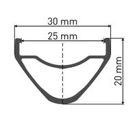 Dt Swiss Jante Vtt Xm 421 27.5´´ 25 Mm Std Vi Disc Tubeless
