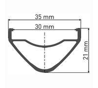 Dt Swiss Jante Vtt Xm 481 29´´ 30 Mm Std Vi Disc Tubeless