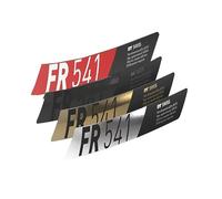 DT Swiss Kit de décoration FR 541 27 x 30 DB rouge/or/noir/chrome, vinyle