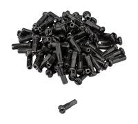 DT Swiss Pro Lock écrou en laiton 2,0 mm - 100 pièces noir