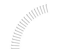 DT Swiss Rayons Aerolite® 2.0 / 2.3 / 0.9 - 20 pièces gris 262 mm