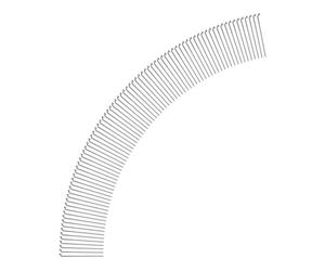 DT Swiss Rayons Alpine III® 2.0 / 1.85 / 2.34 - 100 pièces gris 268 mm