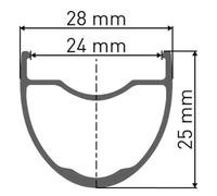 Dt Swiss Roue Arrière De Gravel Gr 1600 Spline 25 27.5 isc Tubeless