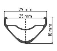 Dt Swiss Roue Arrière De Vtt Xr 1700 Spline 25 29´´ Cl Disc